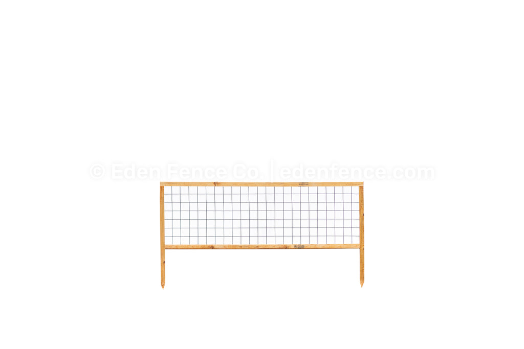 48" Wide Lightweight Cedar & Douglas Fir Garden Fence Panel