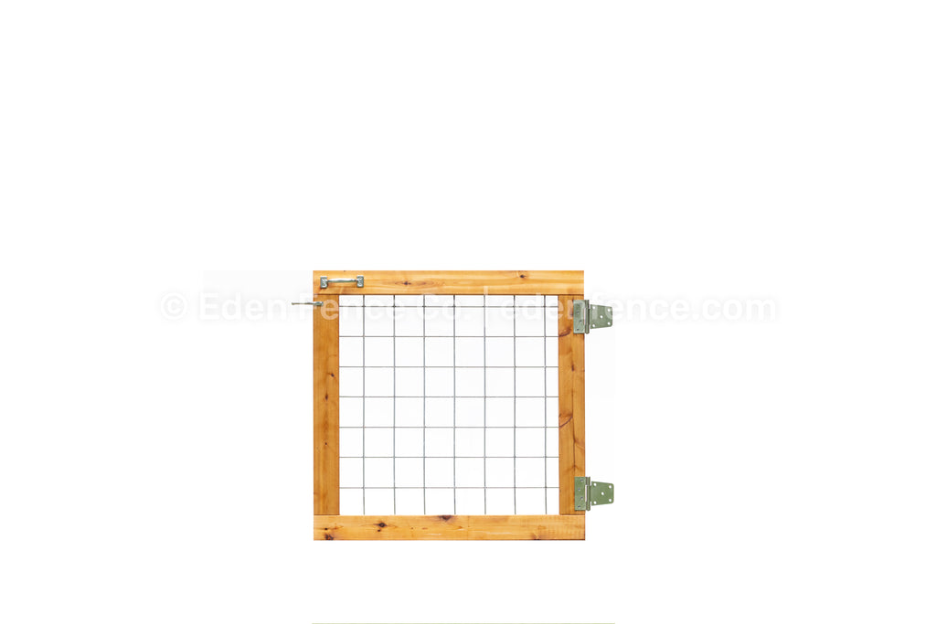 36" H – Low Premium Cedar & Douglas Fir Fence Gate Panel