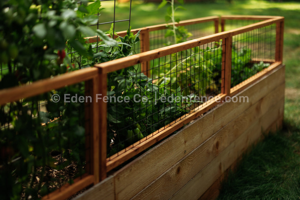 48" Wide Lightweight Cedar & Douglas Fir Garden Fence Panel