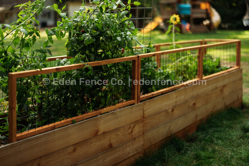 48" Wide Lightweight Cedar & Douglas Fir Garden Fence Panel