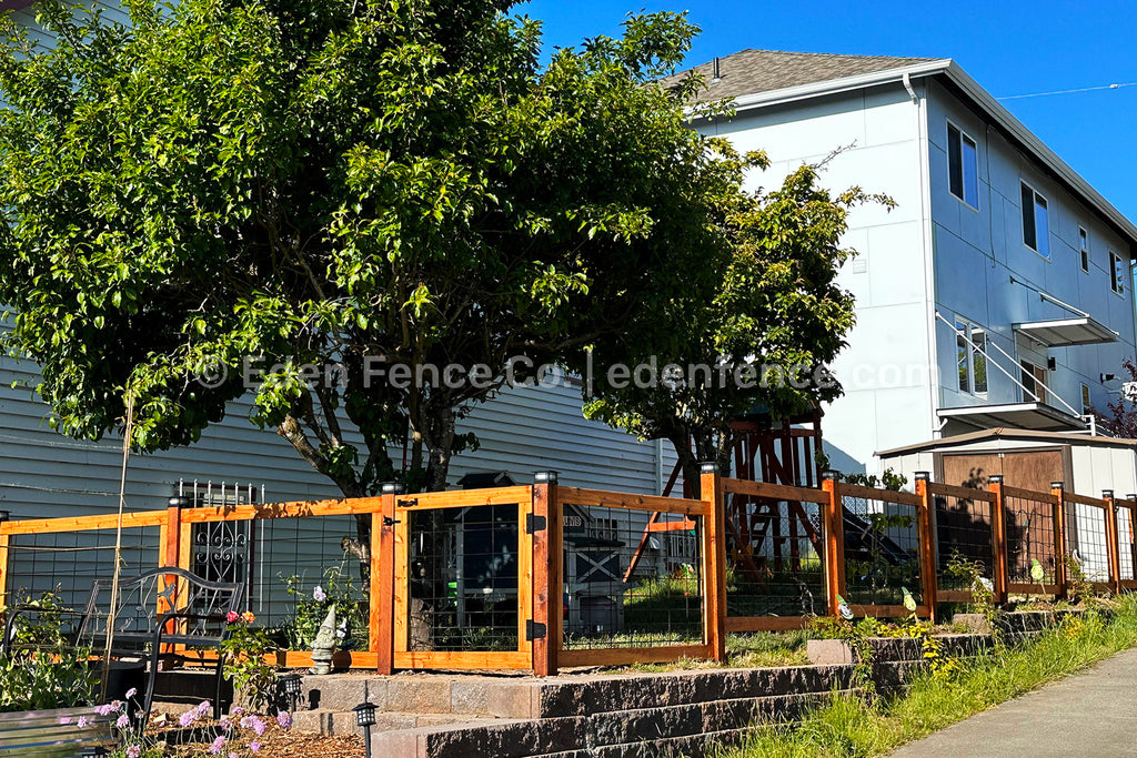 36" H – Low Premium Cedar & Douglas Fir Fence Gate Panel