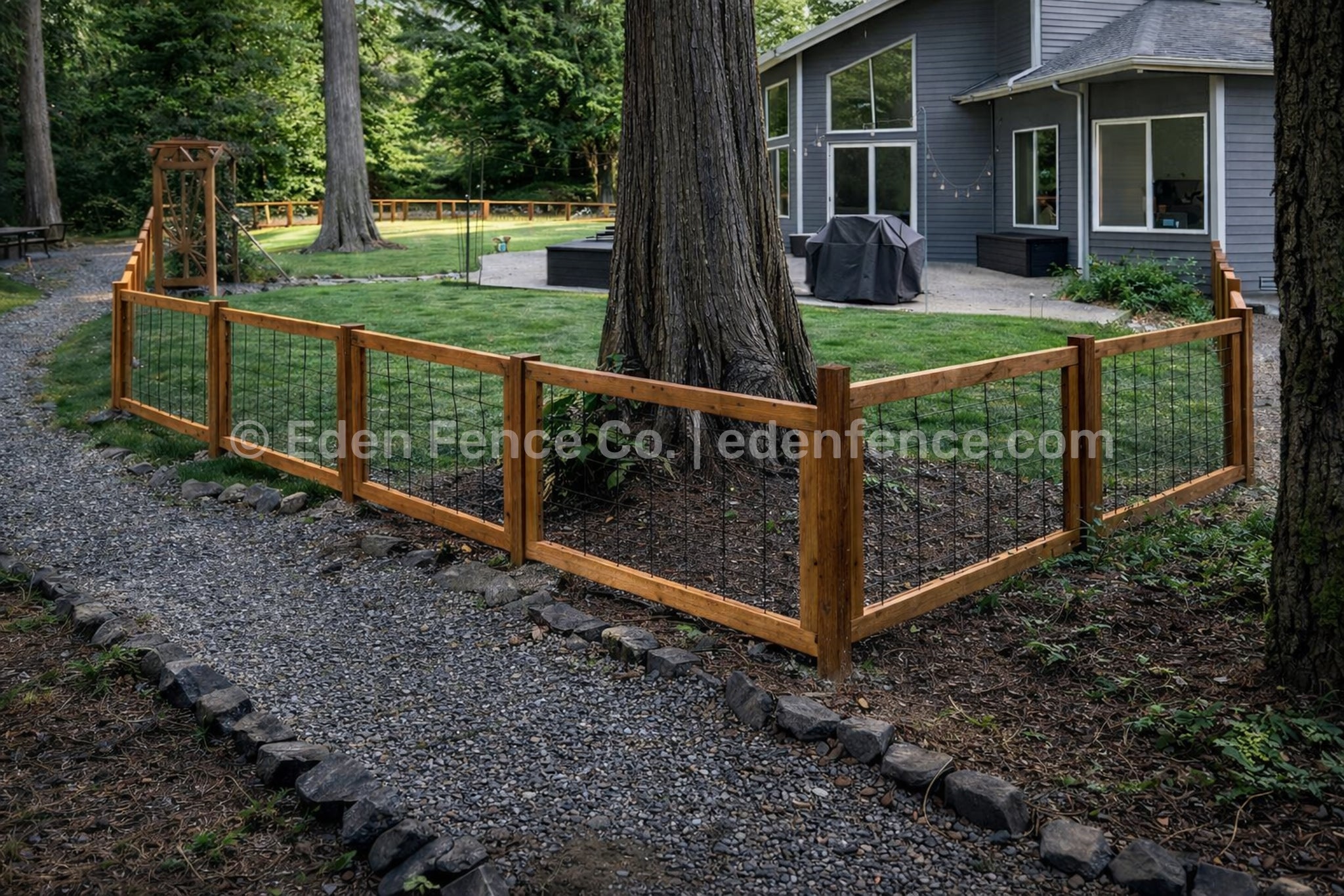 36" H – Low Premium Cedar & Douglas Fir Fence Panel