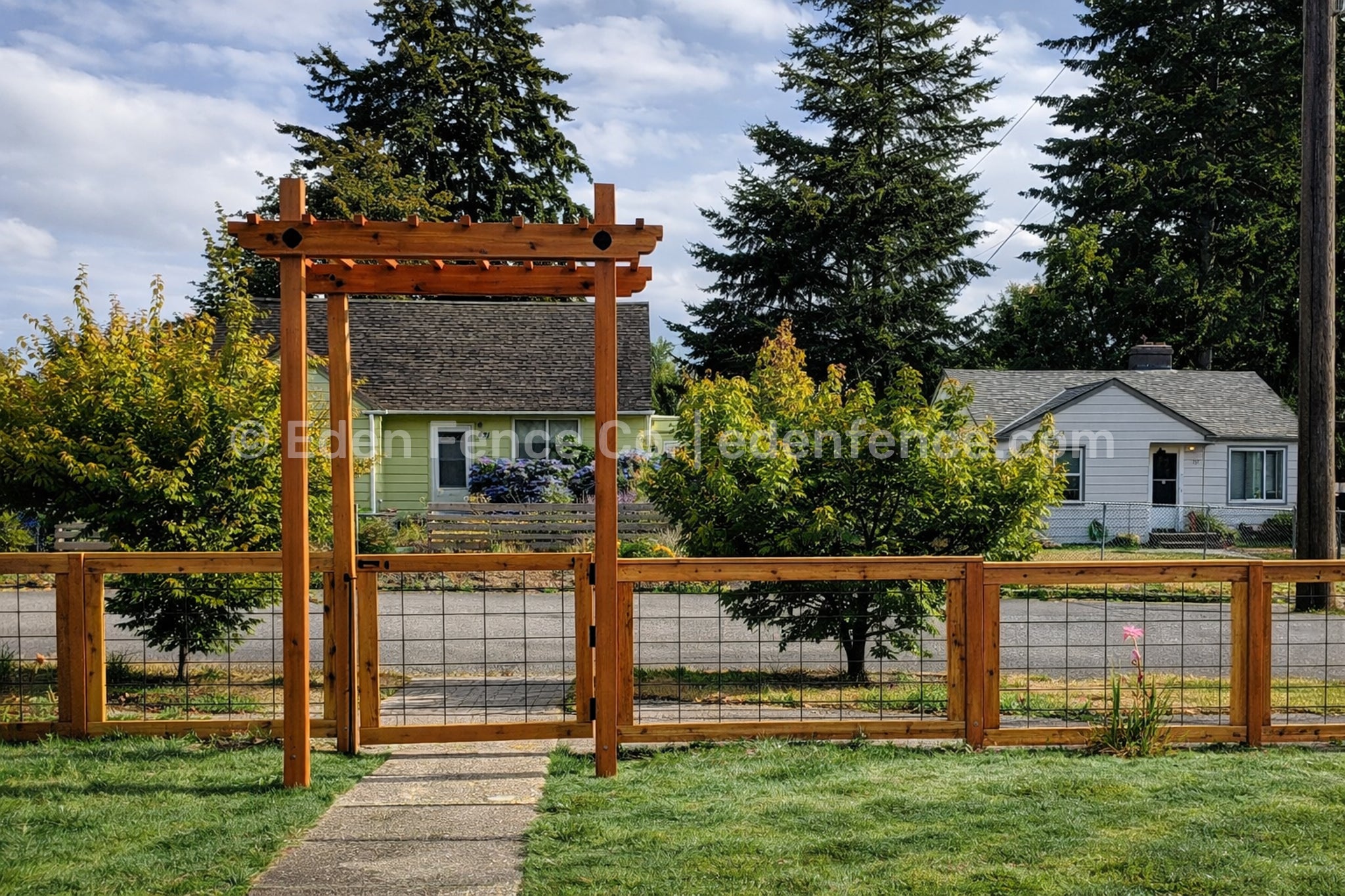 36" H – Low Premium Cedar & Douglas Fir Fence Gate Panel