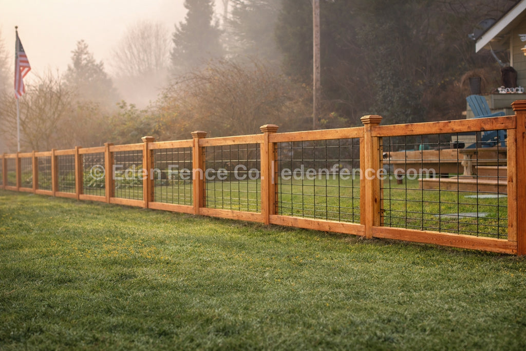 36" H – Low Premium Cedar & Douglas Fir Fence Panel