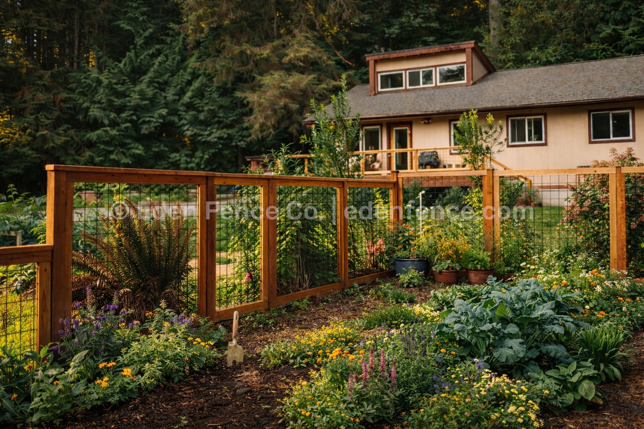 54" H – Tall Premium Cedar & Douglas Fir Fence Panel