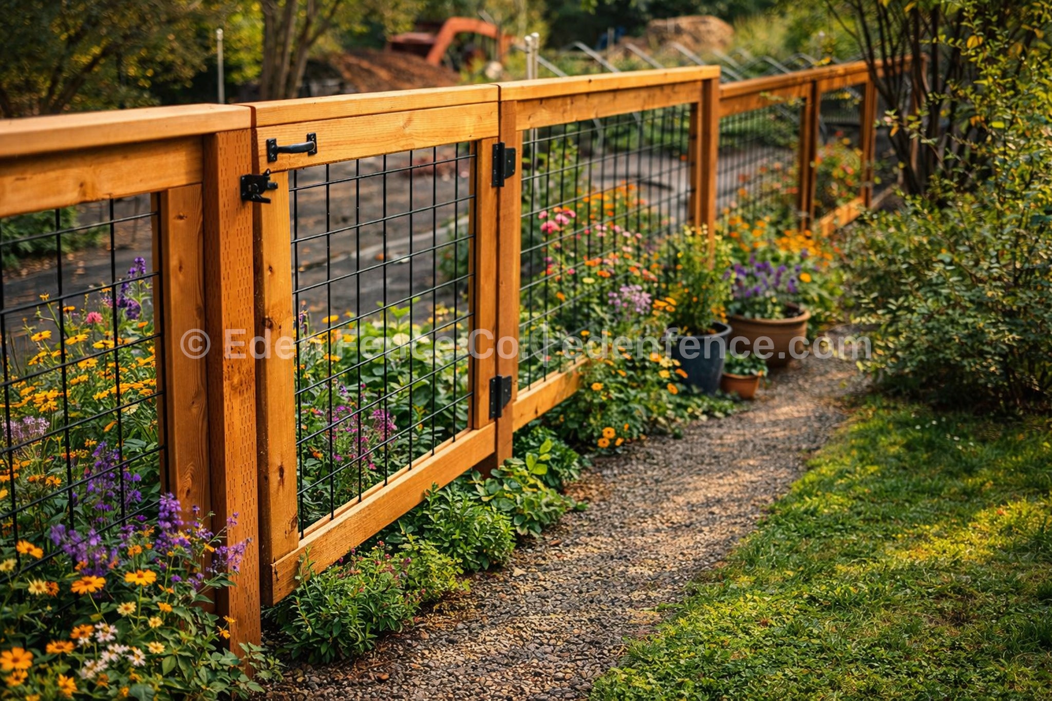 36" H – Low Premium Cedar & Douglas Fir Fence Gate Panel